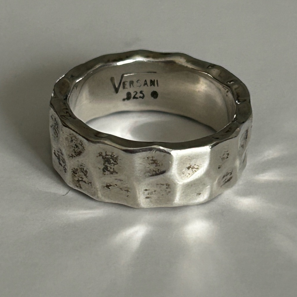 925 Sterling Silver Vintage Versani Band